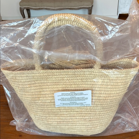 NWT Mar Y Sol
Juliana Raffia Open Tote Elegant Natural Straw Tote Bag - Picture 3 of 8